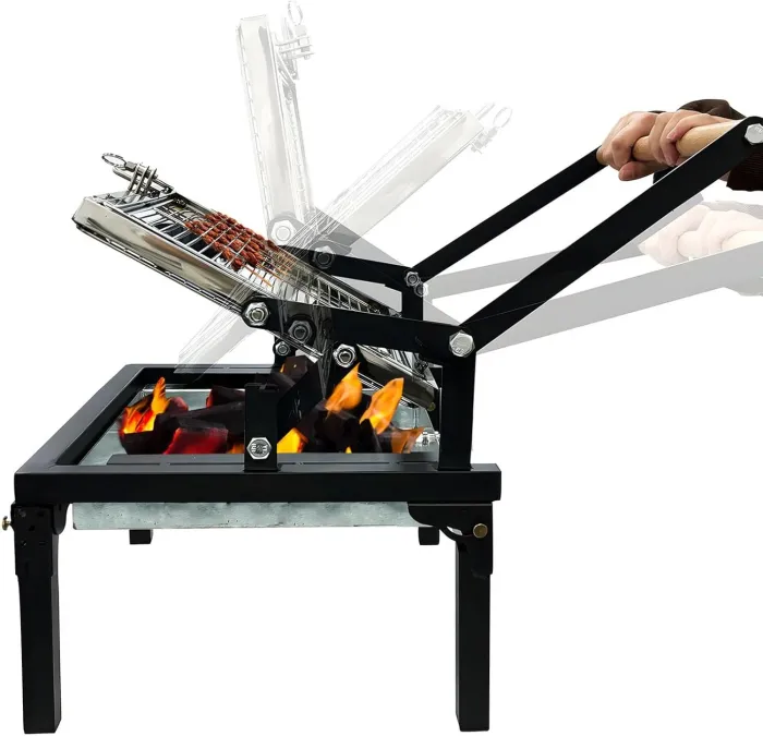 🔥 360° Flip BBQ Grill – Effortless Grilling, Perfect Results Every Time