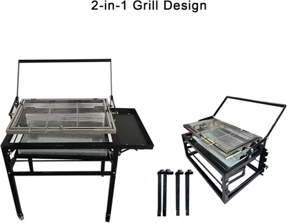 🔥 360° Flip BBQ Grill – Effortless Grilling, Perfect Results Every Time